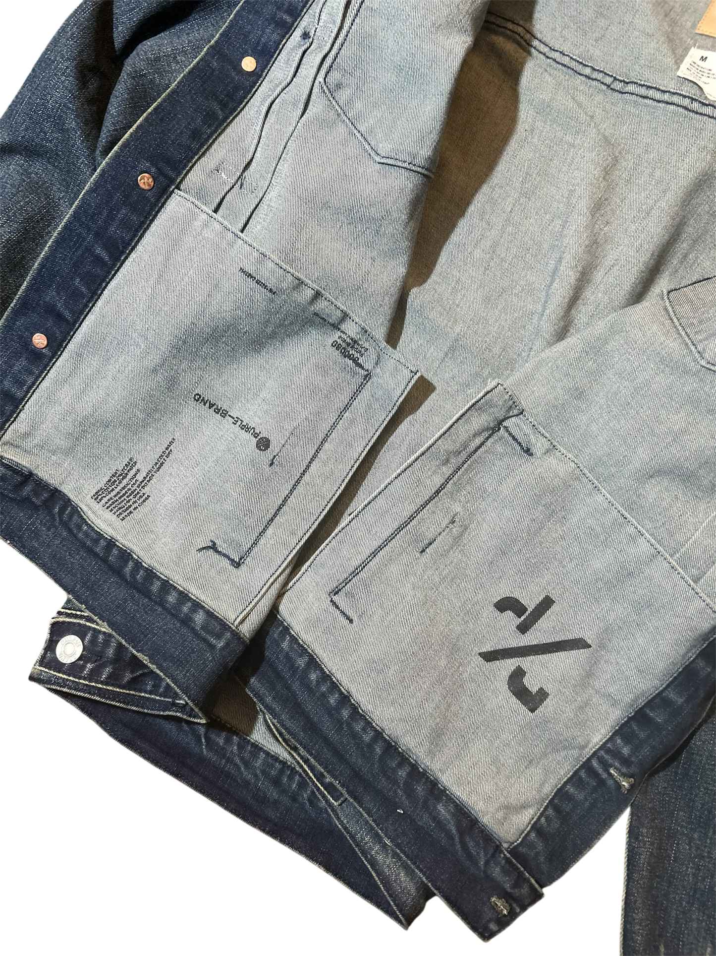 Purple Brand Denim Jacket Blue