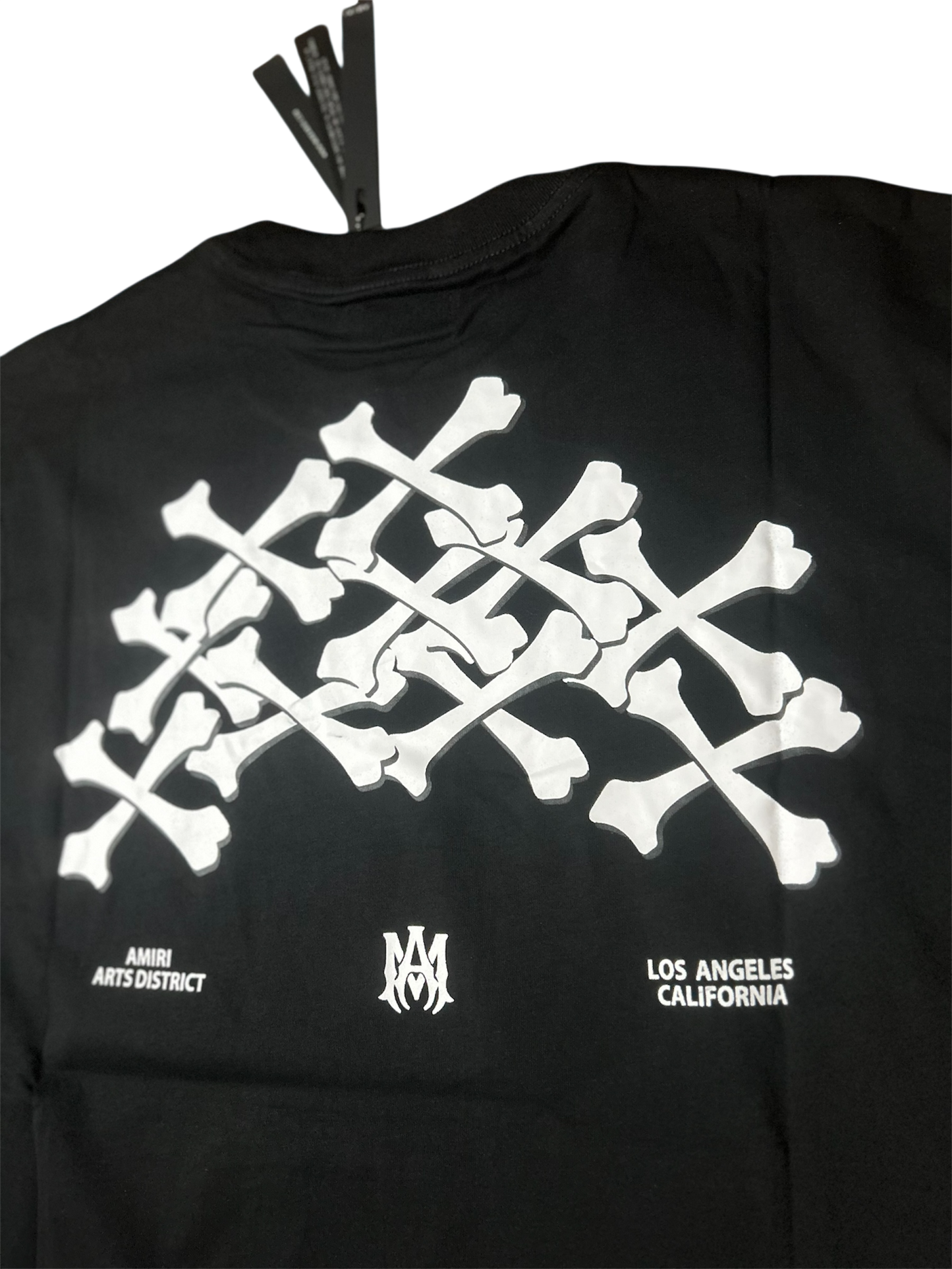 Amiri Bones Stacked Tee Black