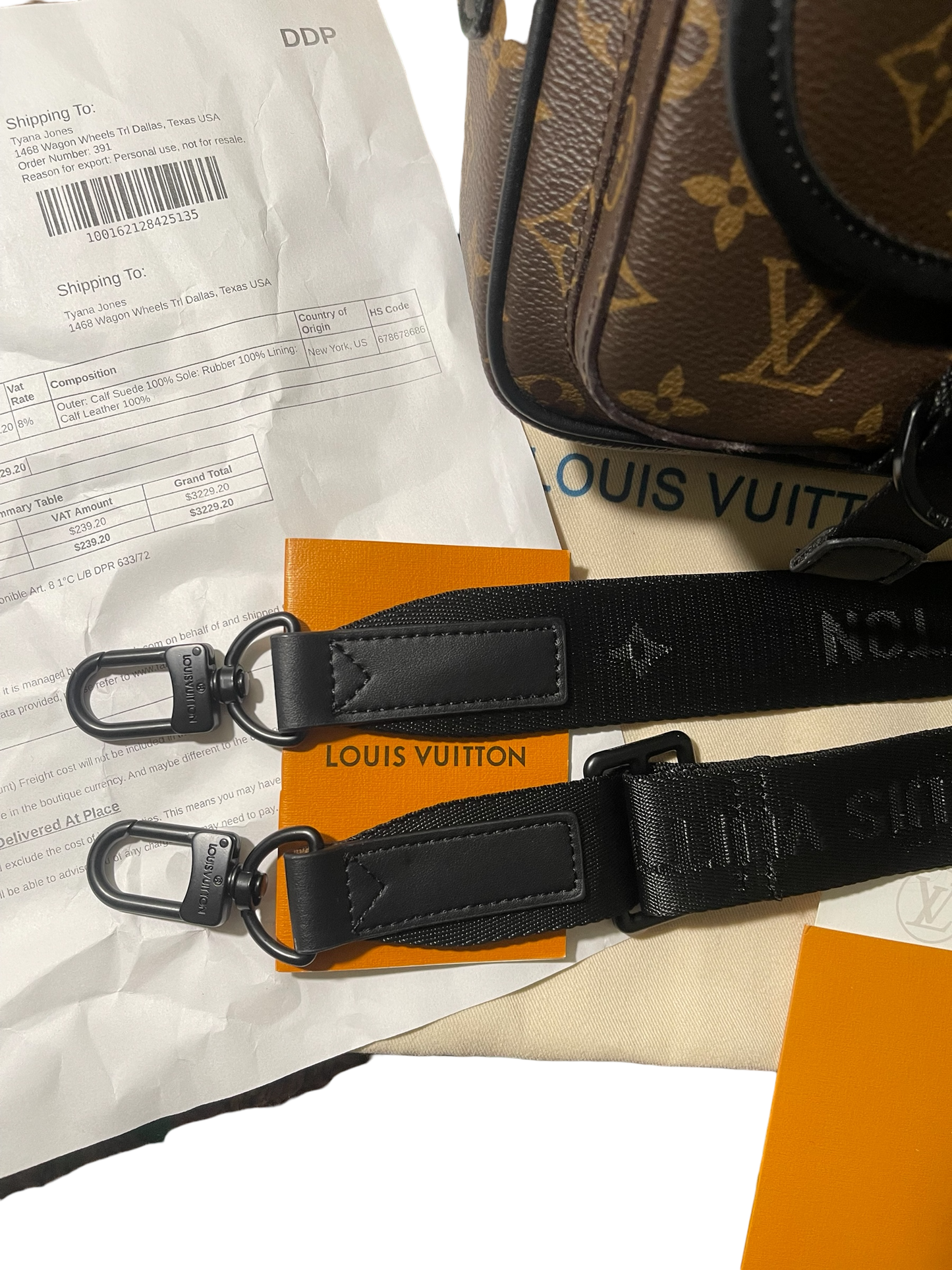 Louis Vuitton Quest Messager Monogram Macassar