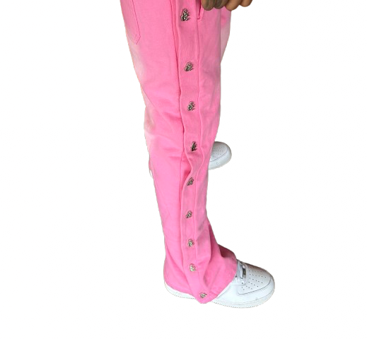 Hellstar Mirror Faced Pink Sweatpants