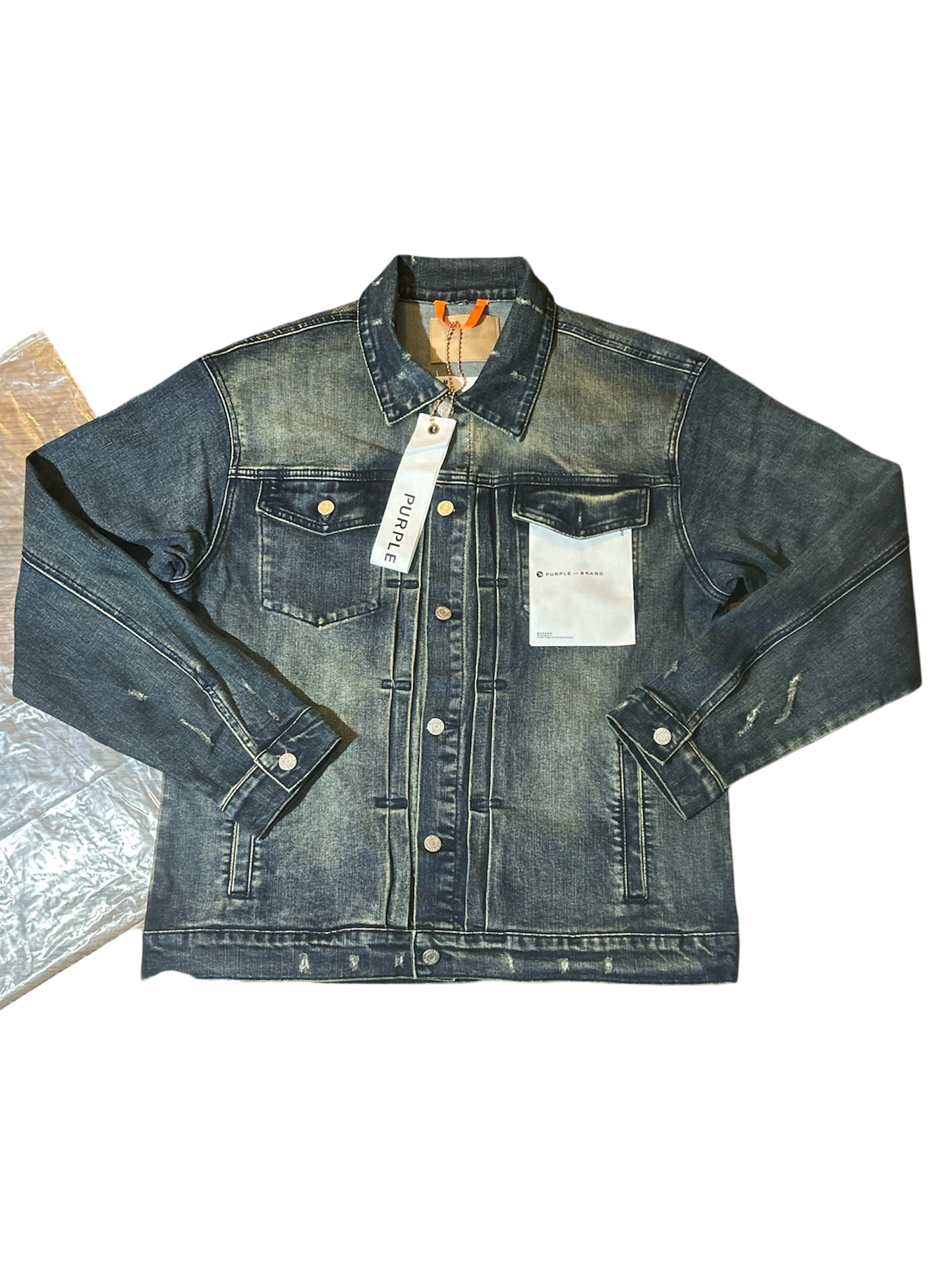 Purple Brand Denim Jacket Blue