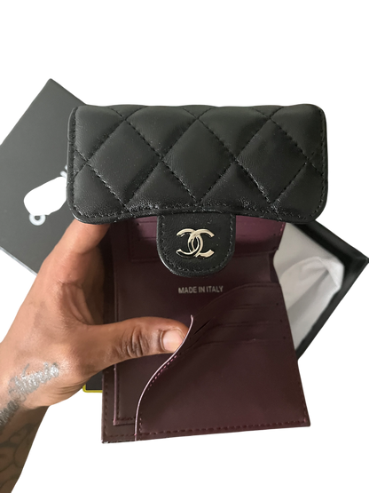 Chanel Lambskin Quilted
Compact Flap Wallet
