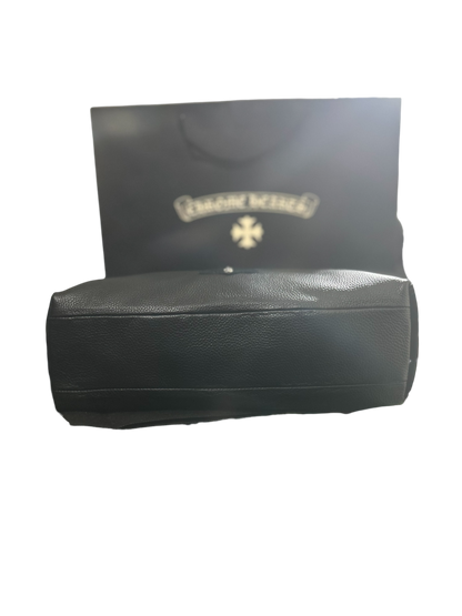 Chrome Hearts Black Cross Shoulder Tote Bag
