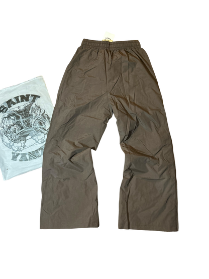 Saint Vanity Nylon Track Pants Brown
