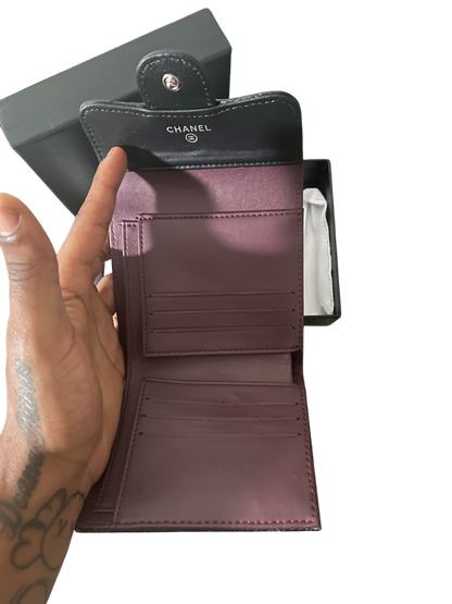 Chanel Lambskin Quilted
Compact Flap Wallet