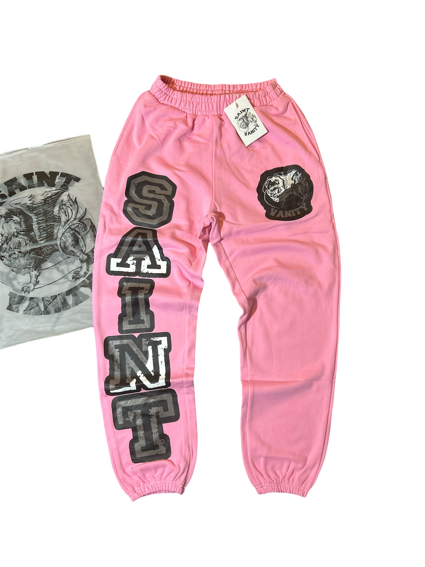 Saint Vanity Logo Sweatpants Pink