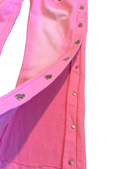 Hellstar Mirror Faced Pink Sweatpants