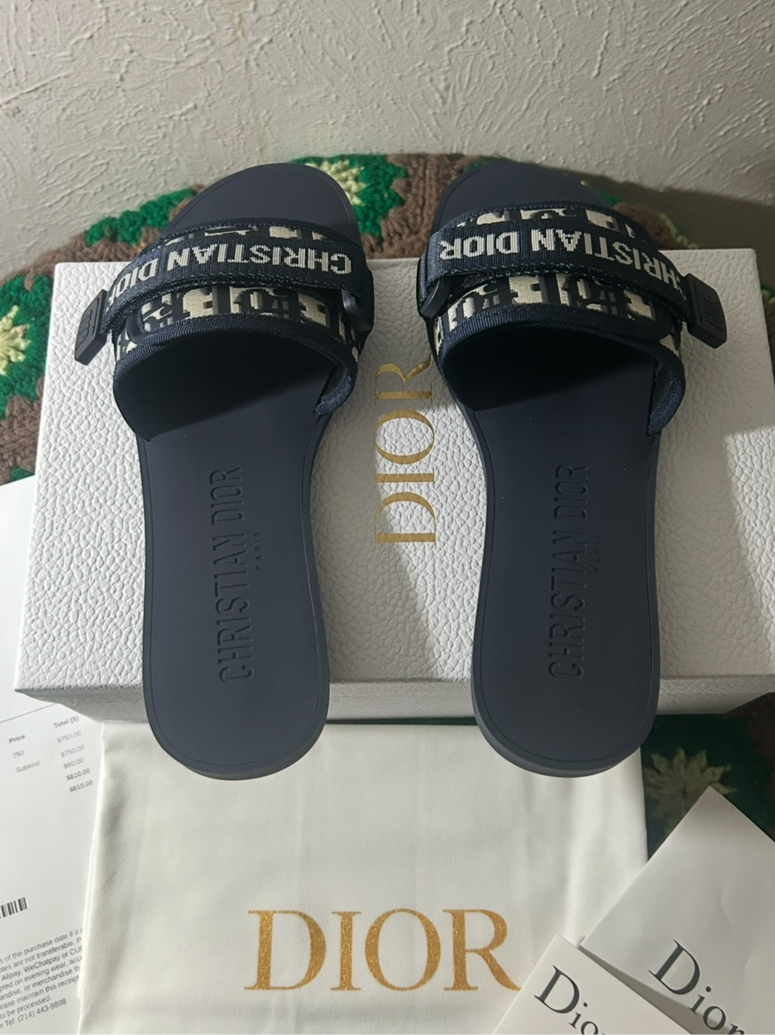 Dior Oblique Revolution Slides