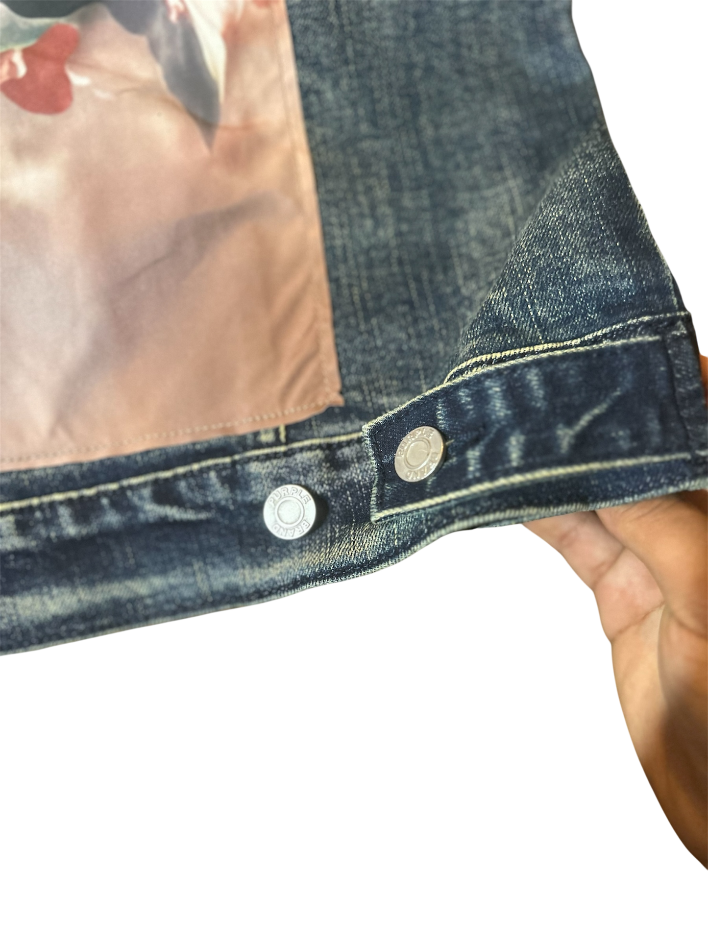 Purple Brand Denim Jacket Blue