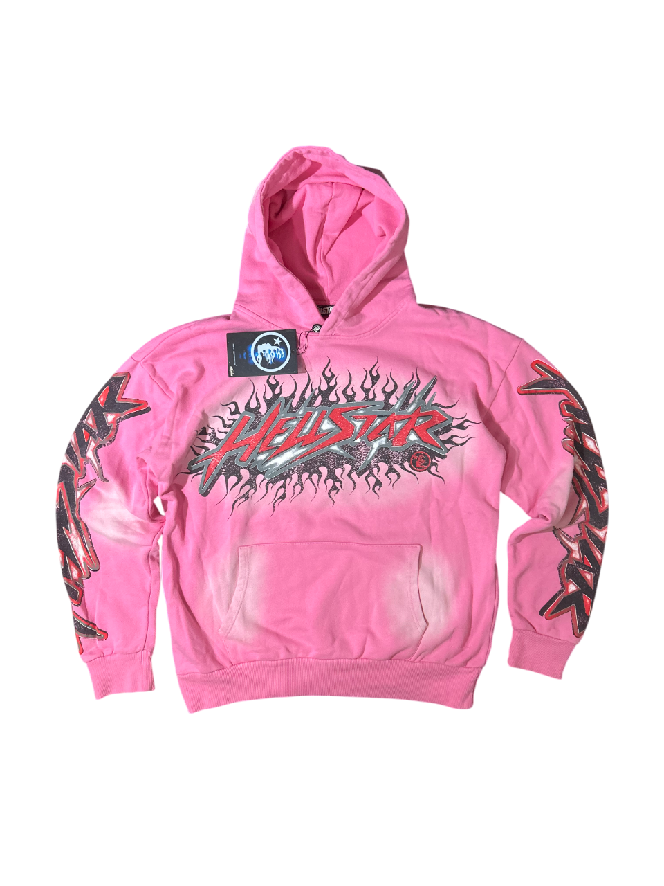 Hellstar Brainwashed Without
Brain Hoodie 'Pink'