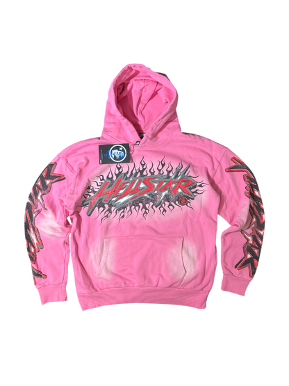 Hellstar Brainwashed Without
Brain Hoodie 'Pink'