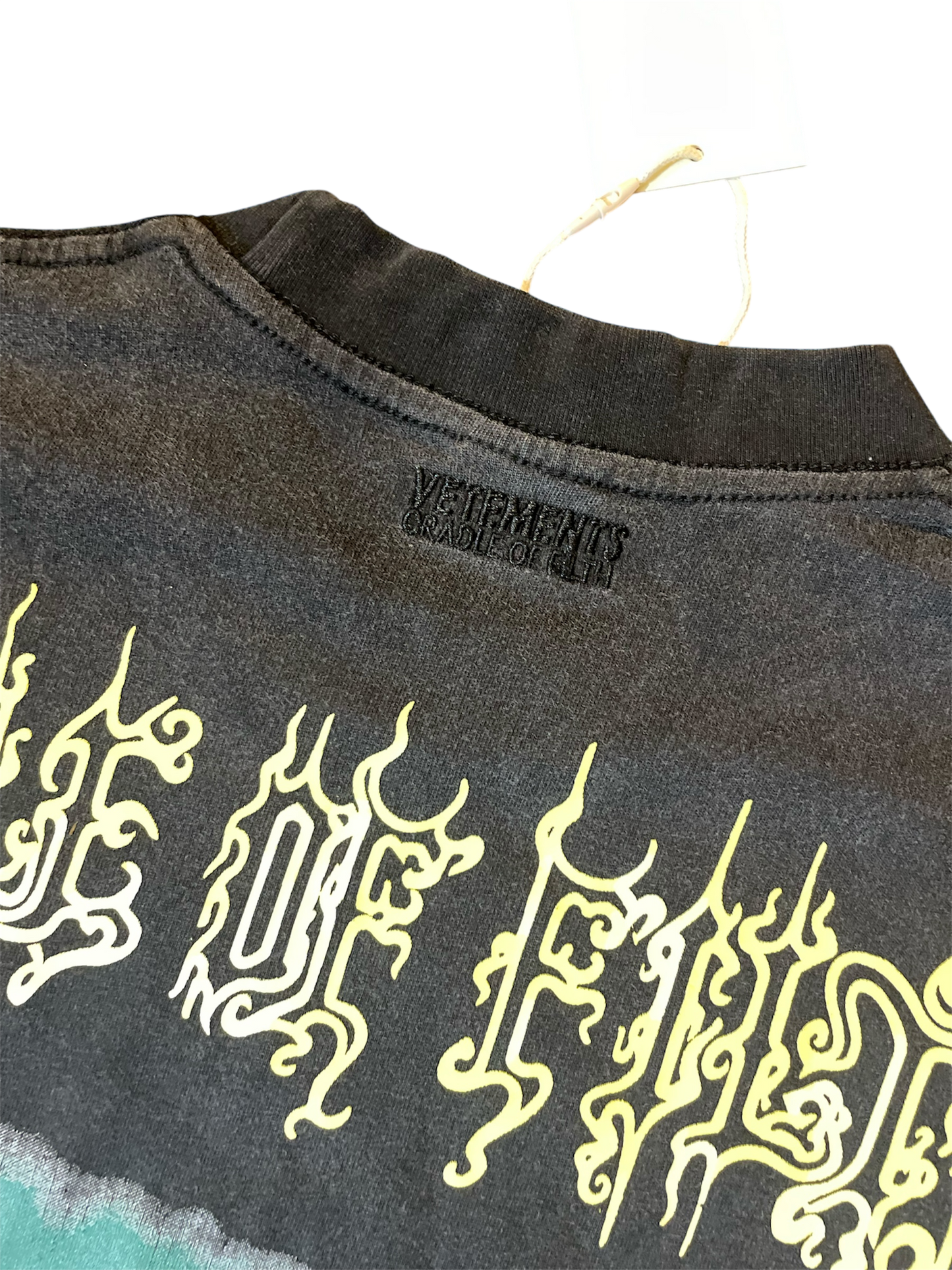 Vetements Cof Pandaemonaeon
Oversized Tee Washed Black