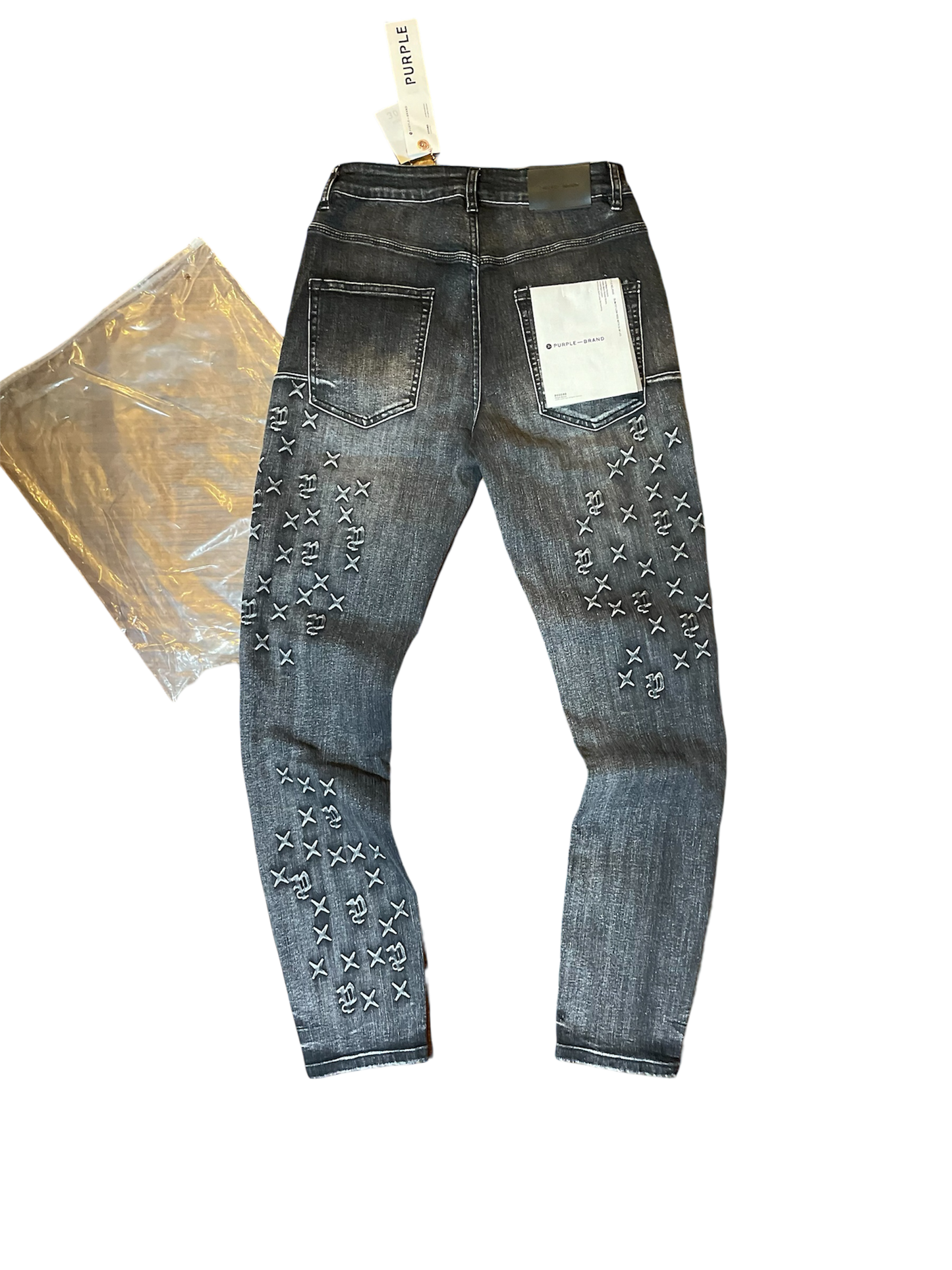 Purple Brand Monogran Black Denim
Jeans
