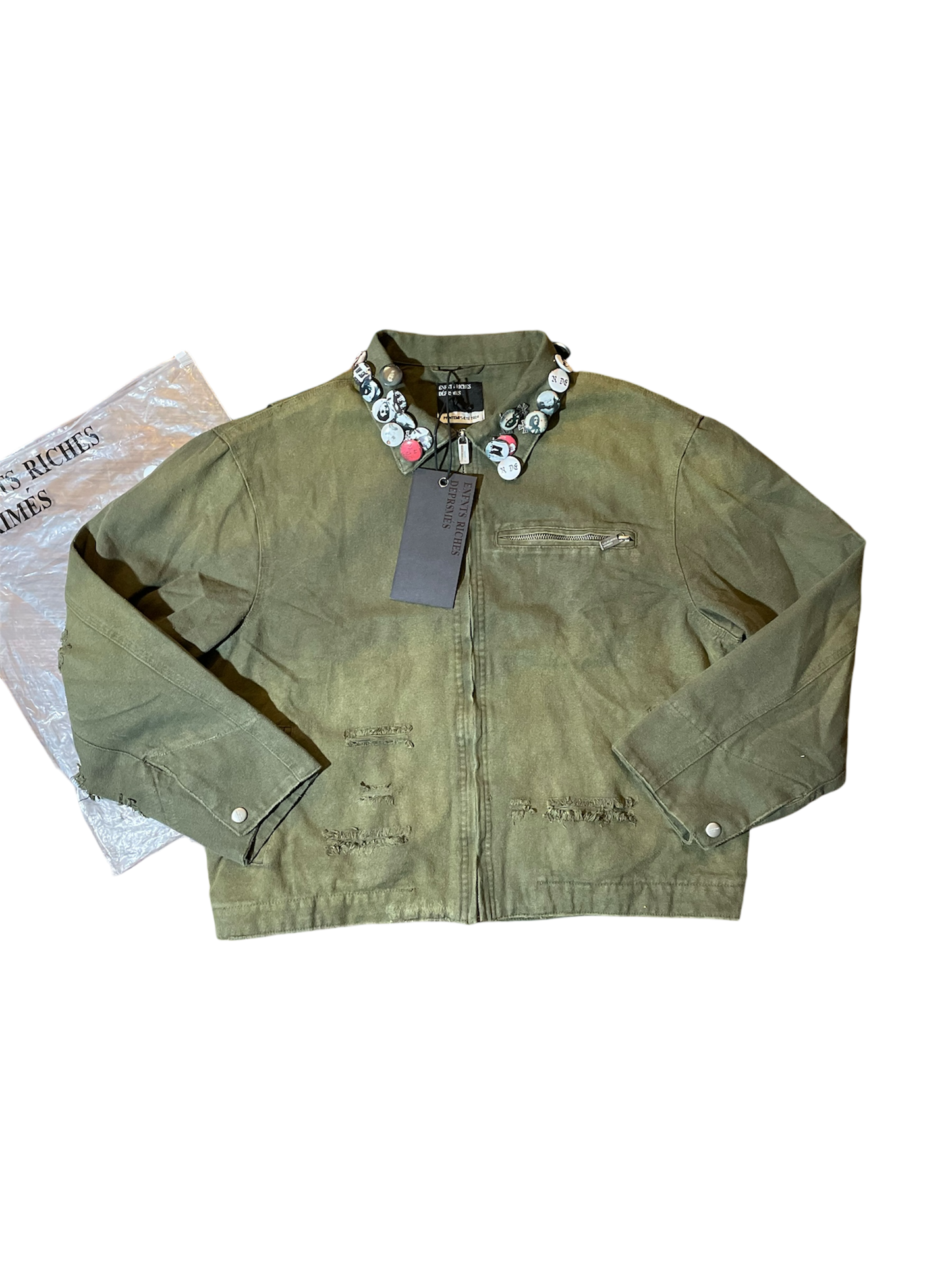 Enfants Riches Déprimés Pin-Embellished Jacket