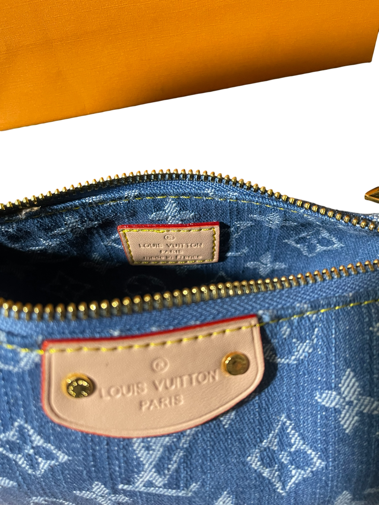 Louis Vuitton Hills Pochette Monogram Denim Blue Bag