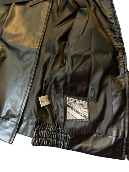 Enfants Riches Déprimés Leather Jacket Black