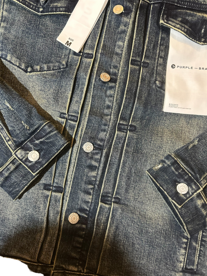 Purple Brand Denim Jacket Blue