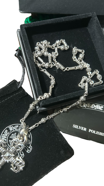 Chrome Hearts Filigree Cross Necklace