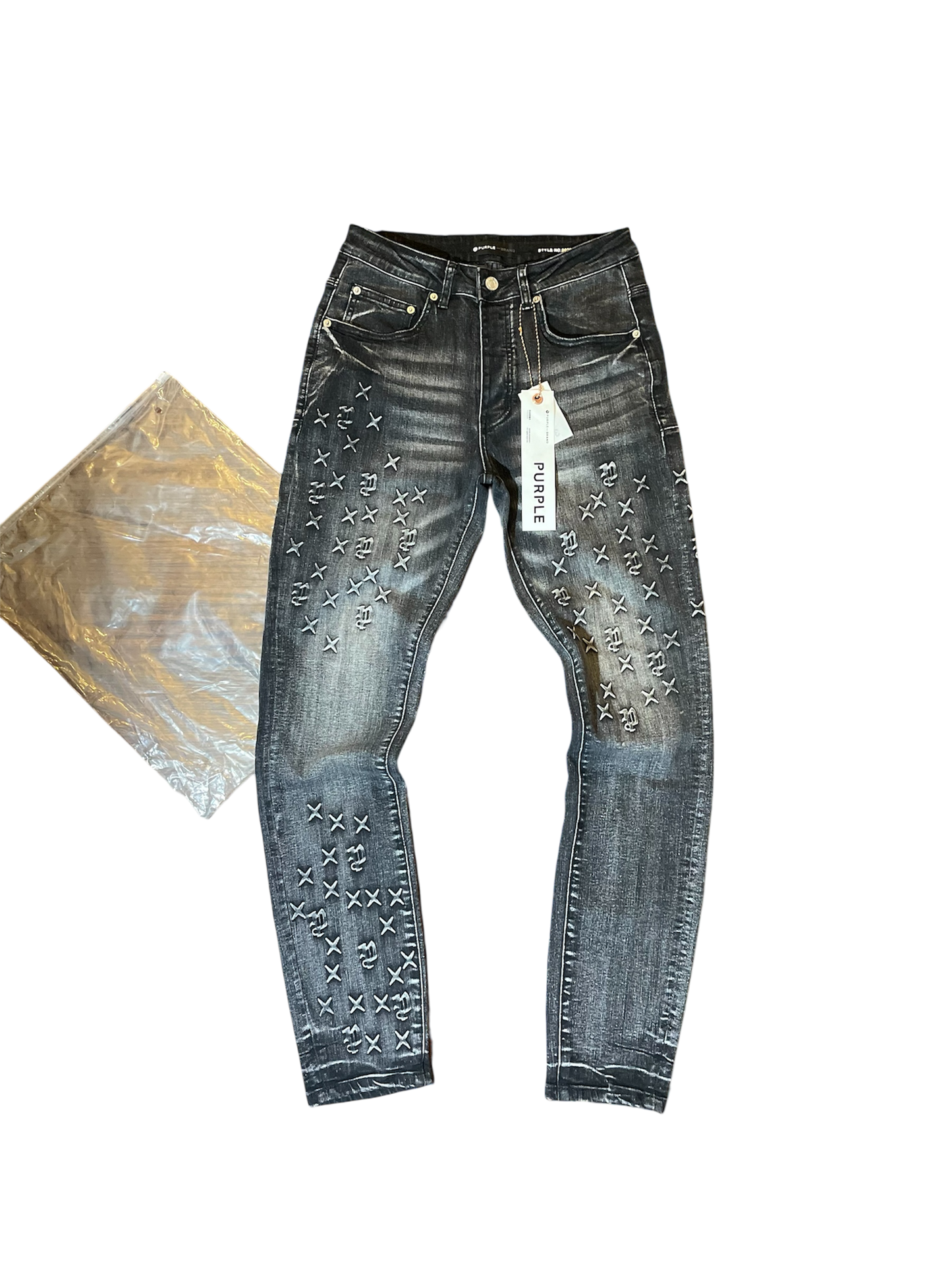 Purple Brand Monogran Black Denim
Jeans