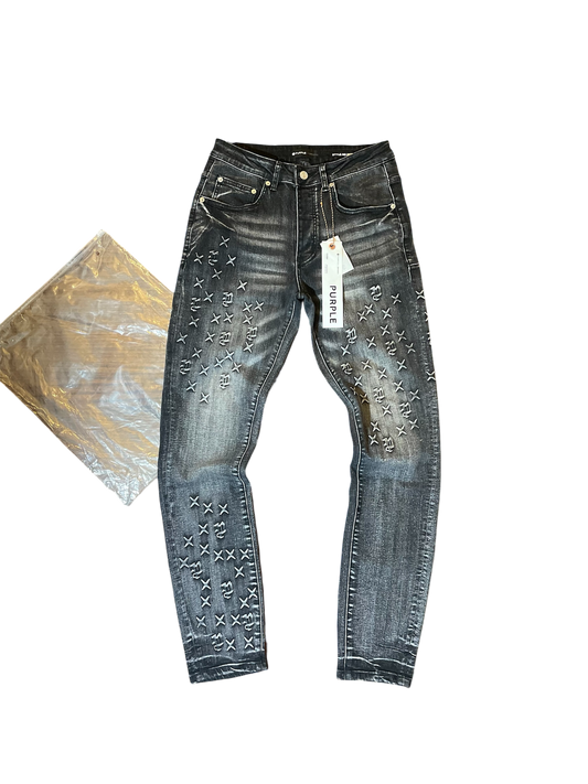 Purple Brand Monogran Black Denim
Jeans
