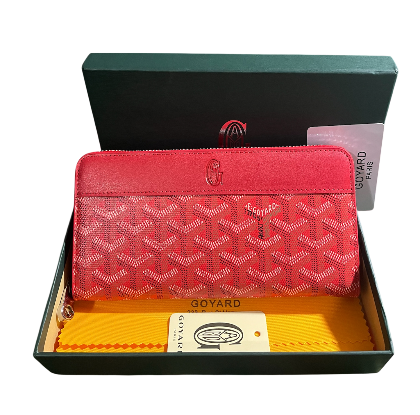 Goyard Matignon Gm Wallet Red
