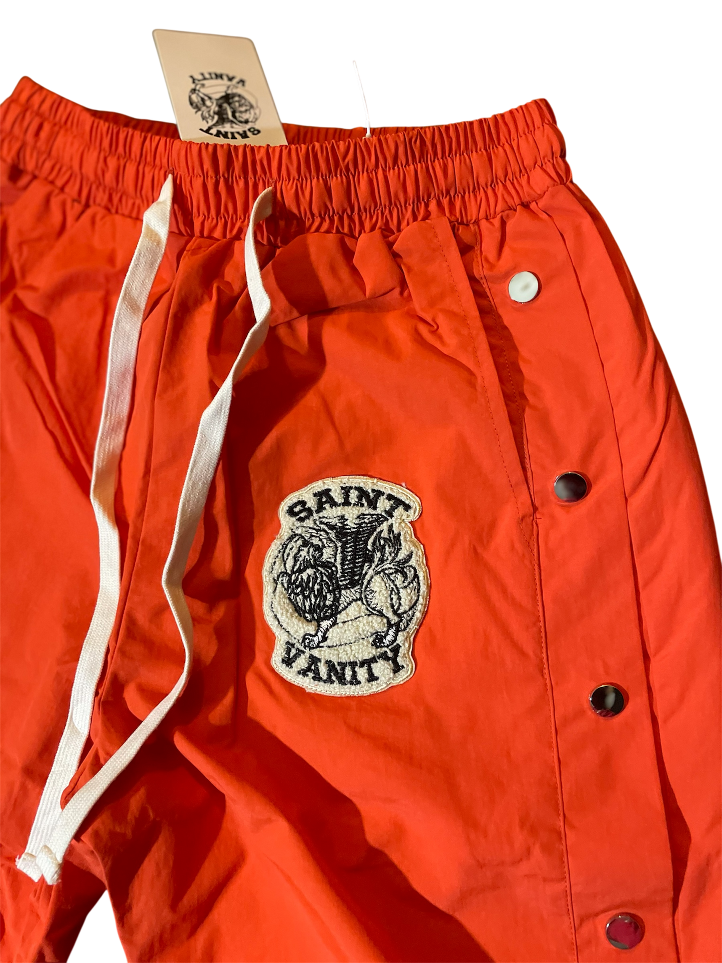 Saint Vanity Nylon Track Pants Orange