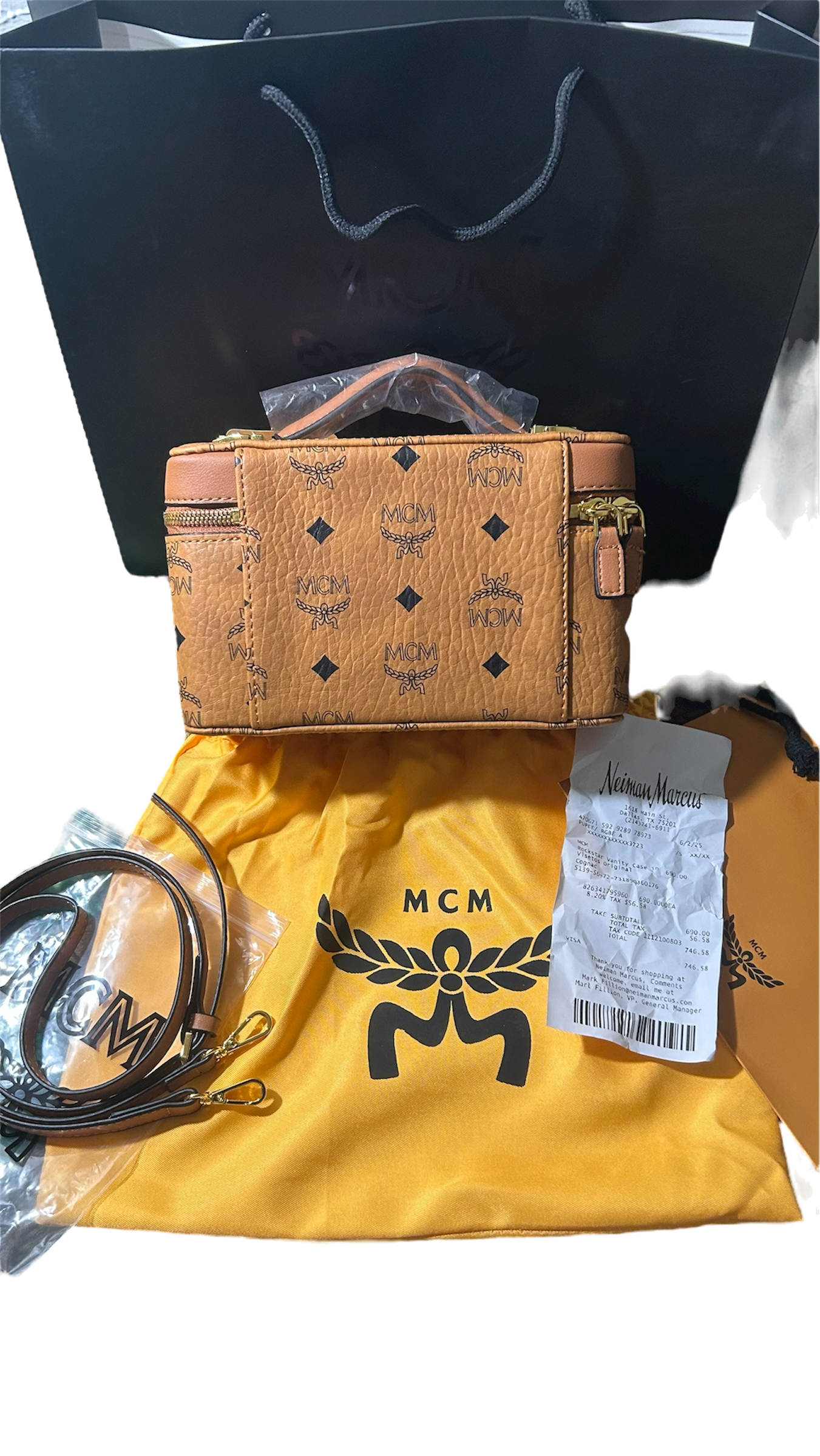 MCM Rockstar Vanity Case In Visetos Original