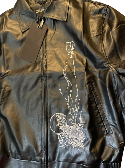 Enfants Riches Déprimés Leather Jacket Black