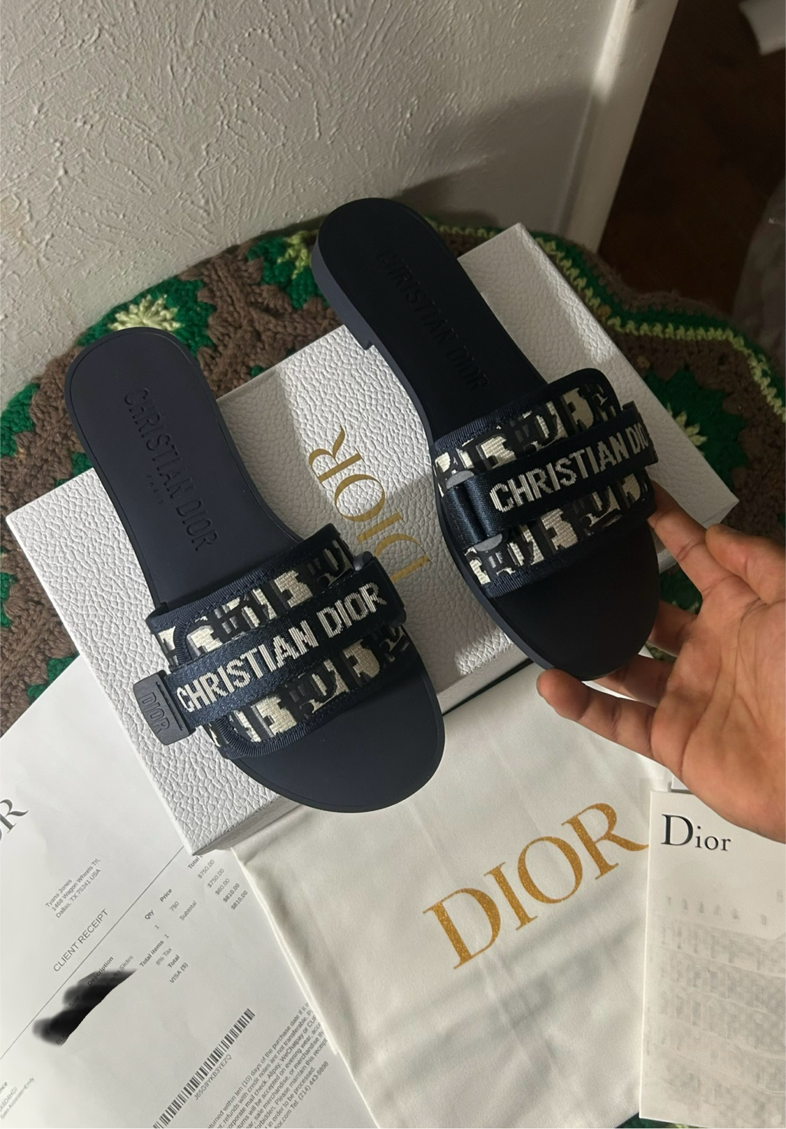 Dior Oblique Revolution Slides