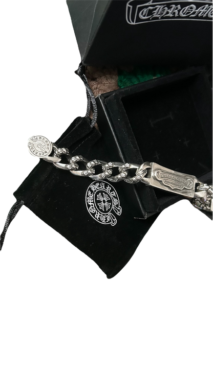 Chrome Hearts Dagger ID Link Clip Bracelet