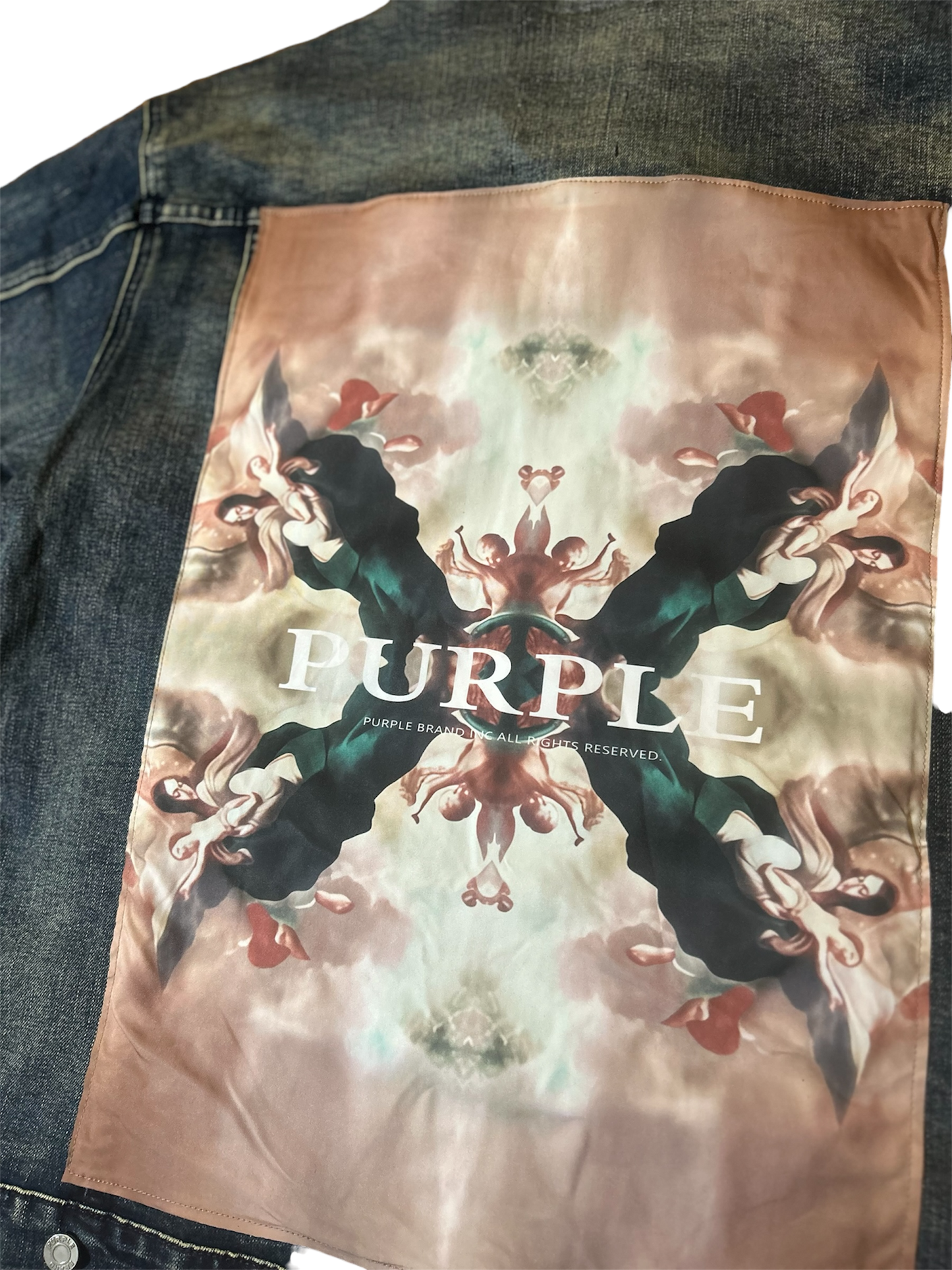 Purple Brand Denim Jacket Blue