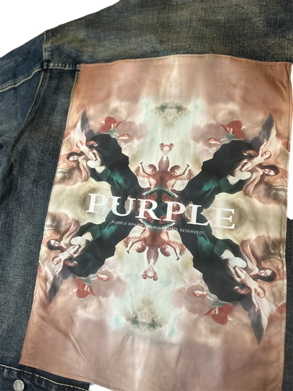 Purple Brand Denim Jacket Blue