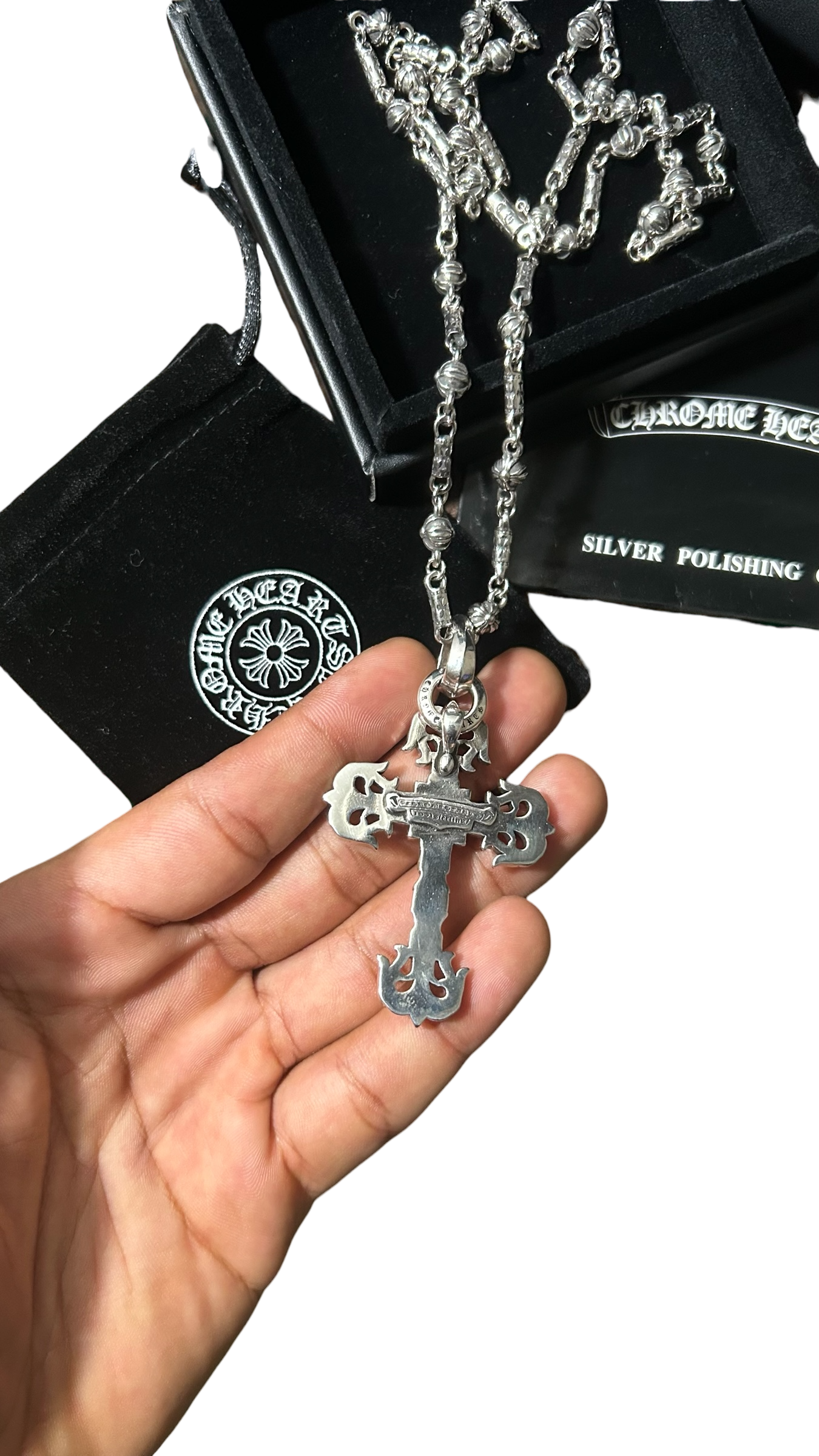 Chrome Hearts Filigree Cross Necklace