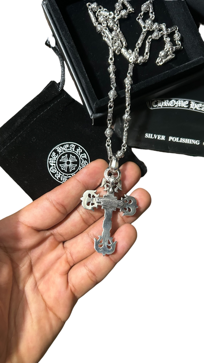 Chrome Hearts Filigree Cross Necklace