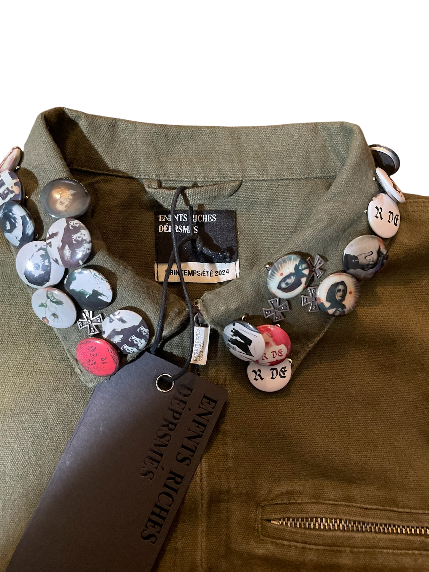 Enfants Riches Déprimés Pin-Embellished Jacket