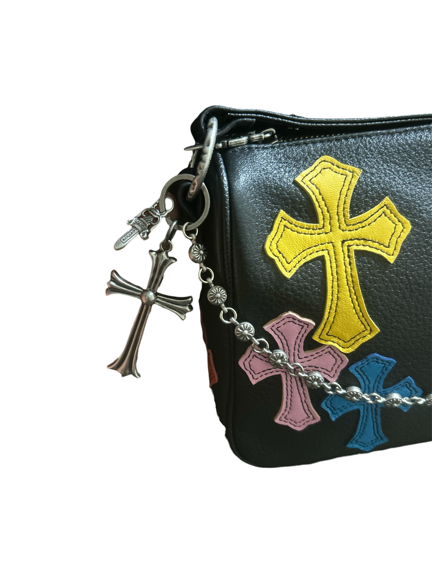 Chrome Hearts Multicolor Cross
Dagger Shoulder & Tote Bag