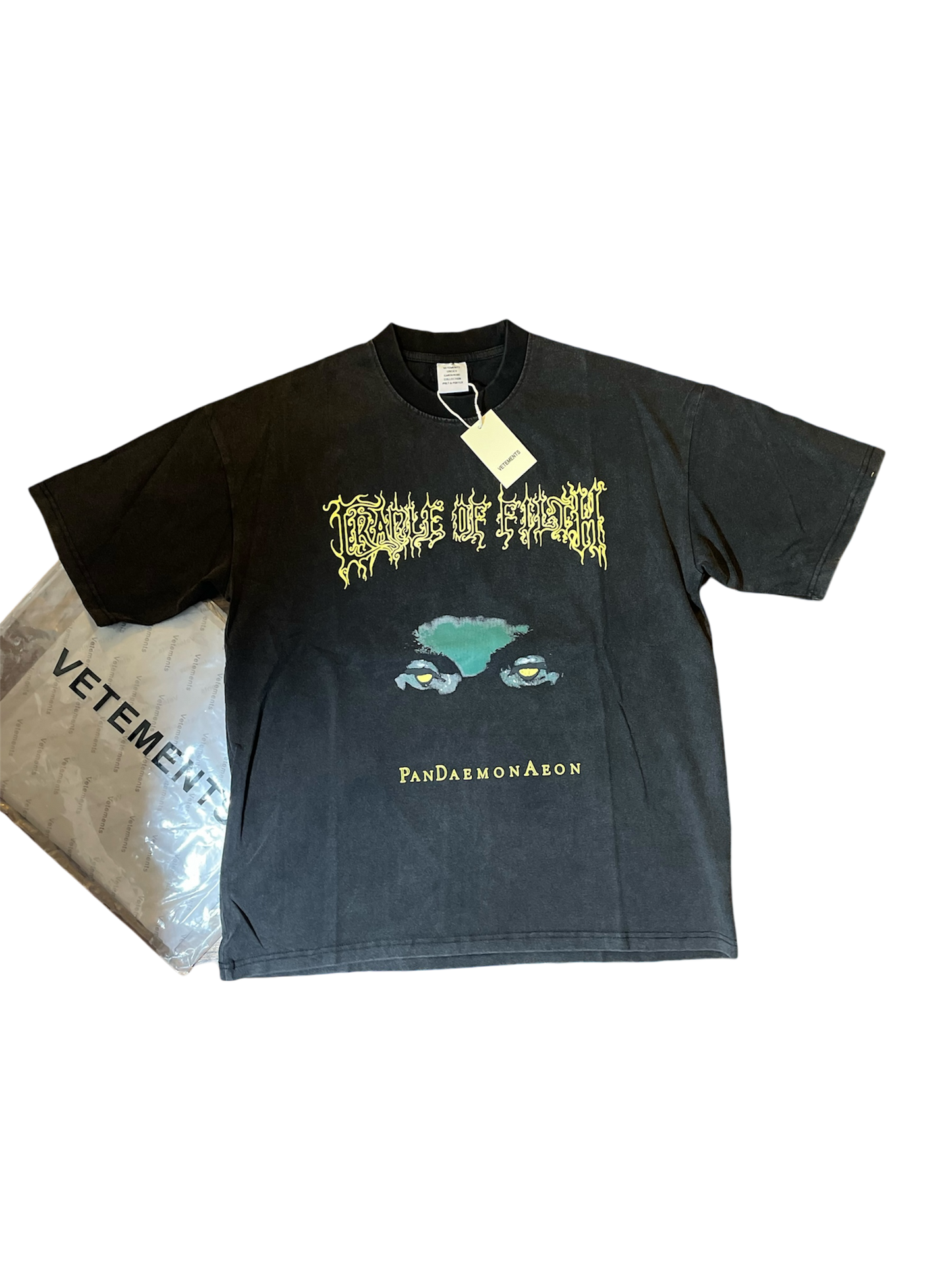 Vetements Cof Pandaemonaeon
Oversized Tee Washed Black