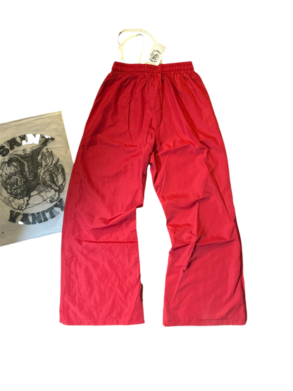 Saint Vanity Nylon Track Pants Red