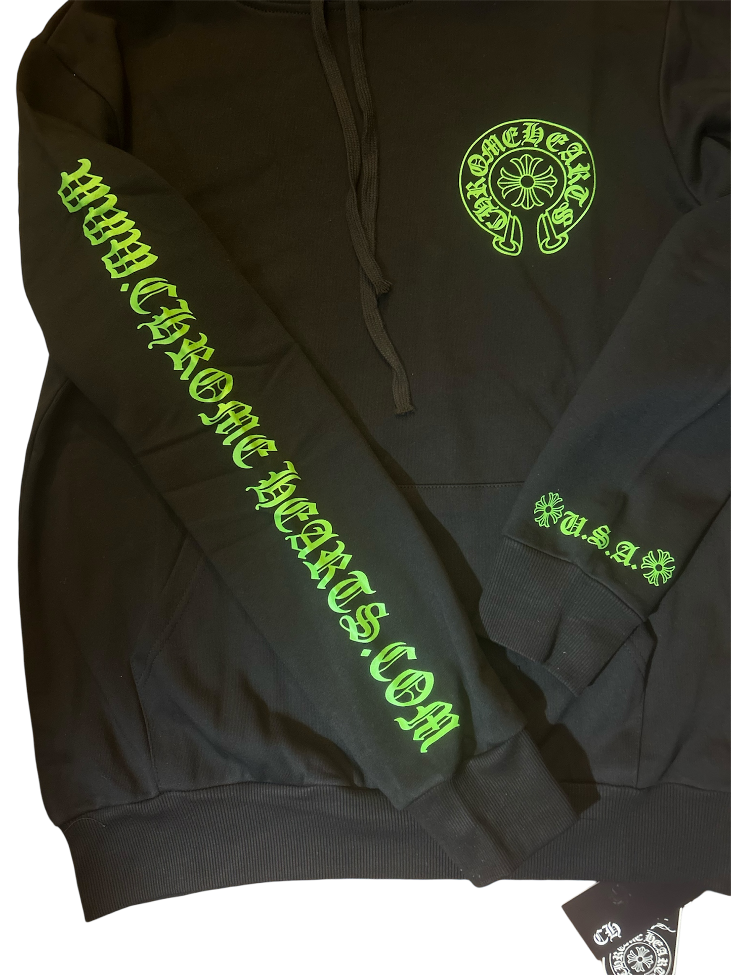 Chrome Hearts Green Glow Hoodie