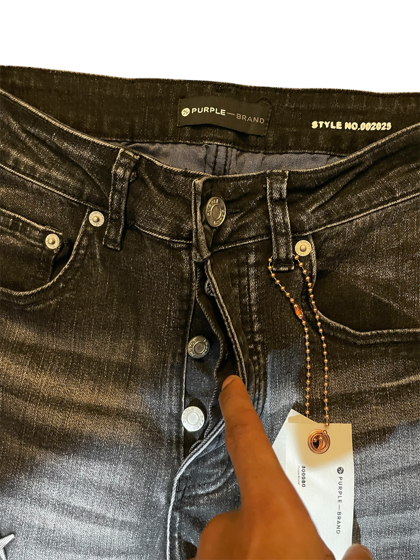 Purple Brand Monogran Black Denim
Jeans