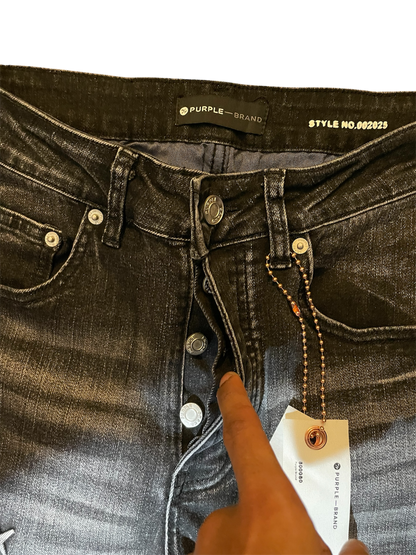 Purple Brand Monogran Black Denim
Jeans