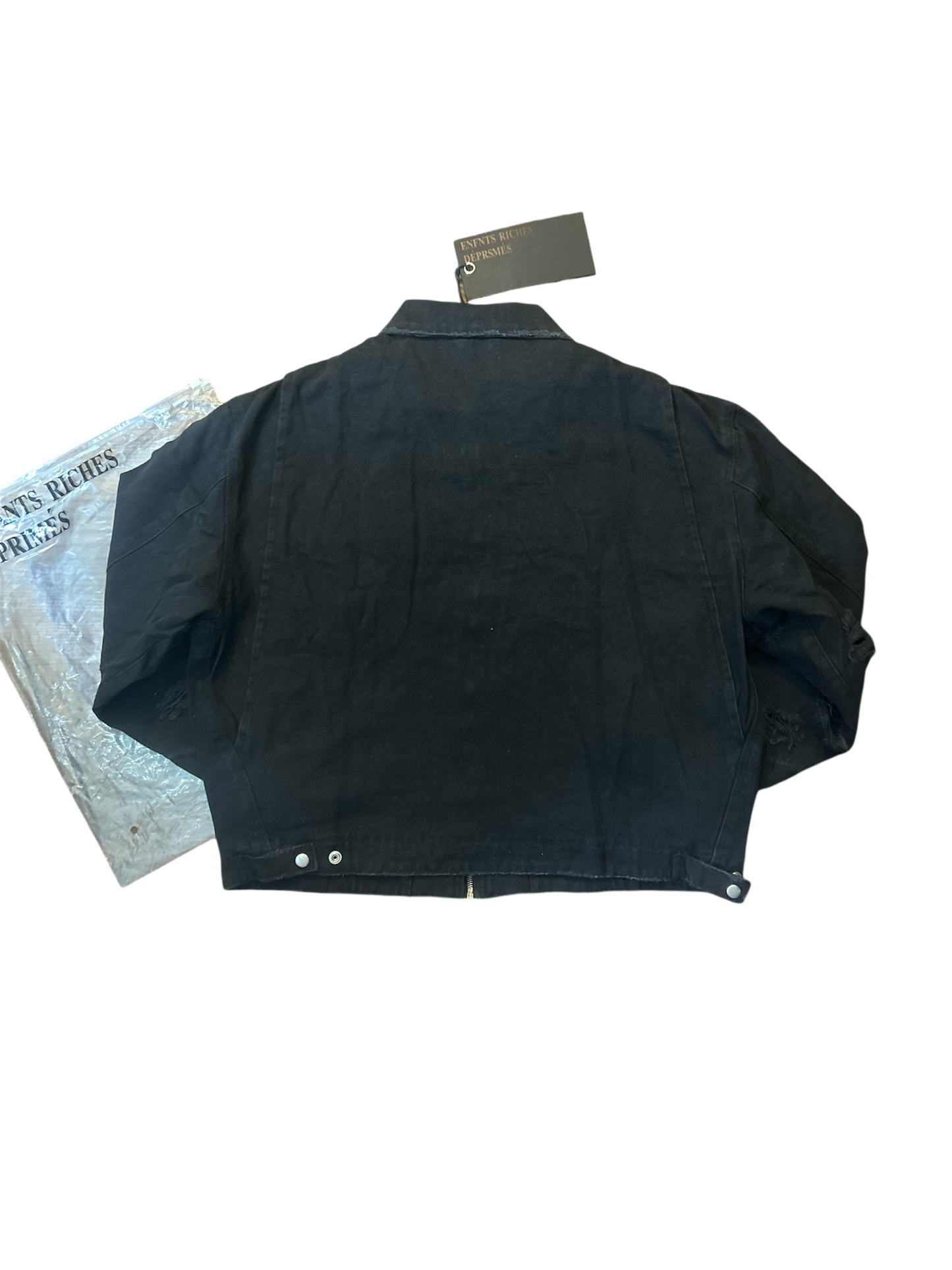 Enfants Riches Déprimés Black Distressed Jacket