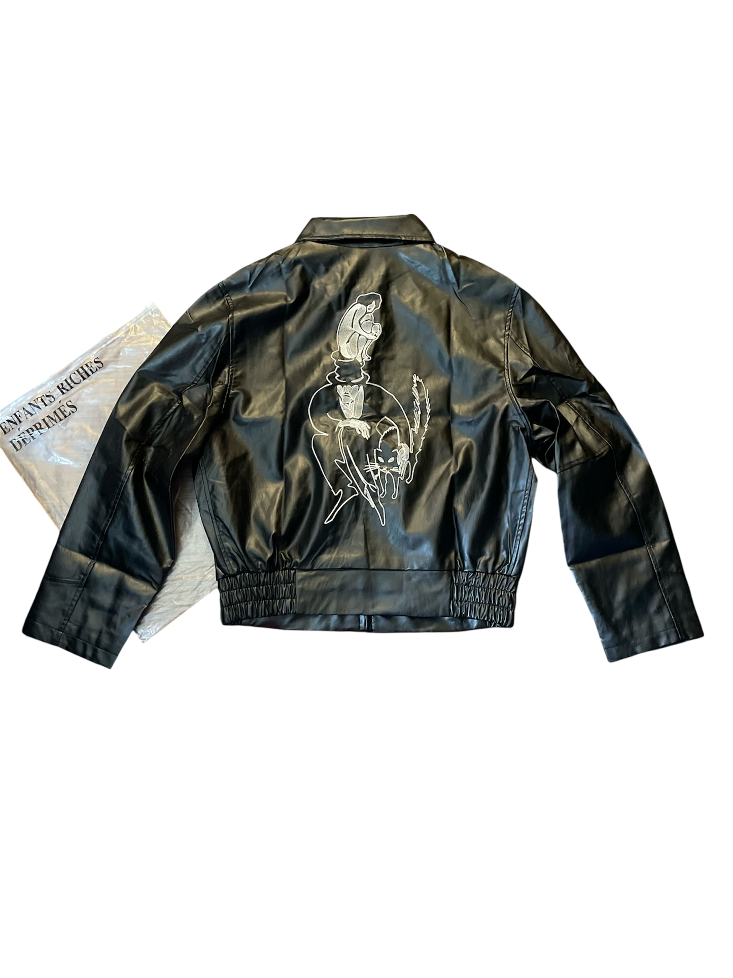 Enfants Riches Déprimés Leather Jacket Black