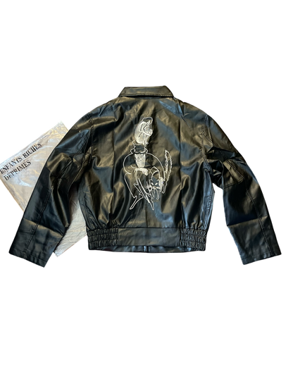 Enfants Riches Déprimés Leather Jacket Black