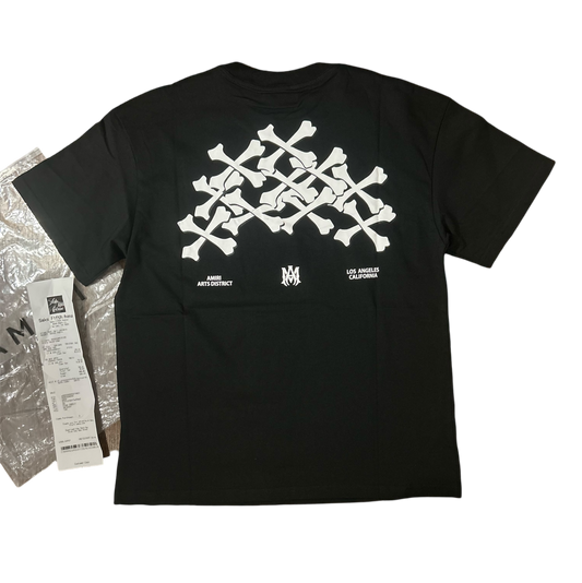 Amiri Bones Stacked Tee Black