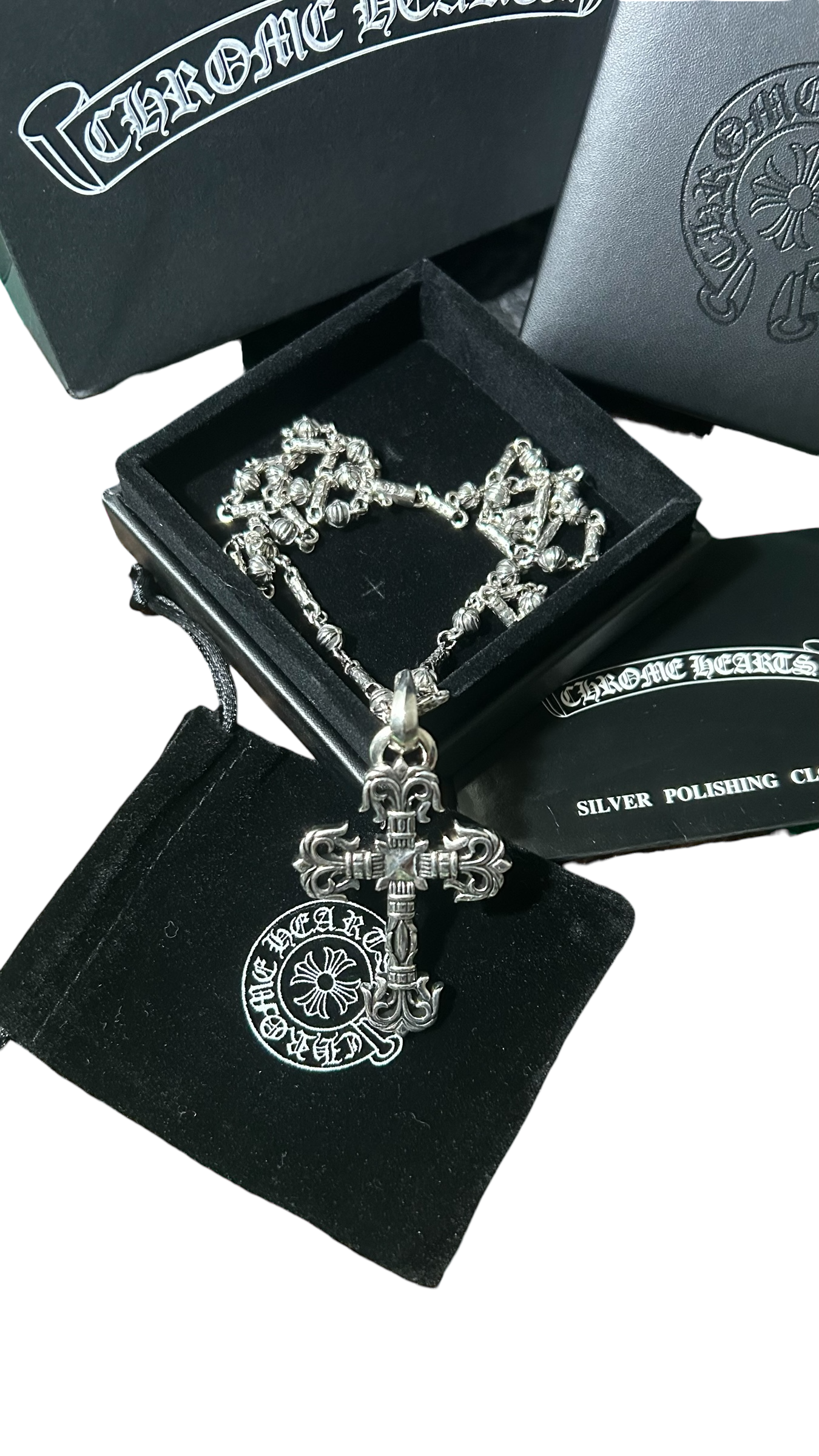 Chrome Hearts Filigree Cross Necklace