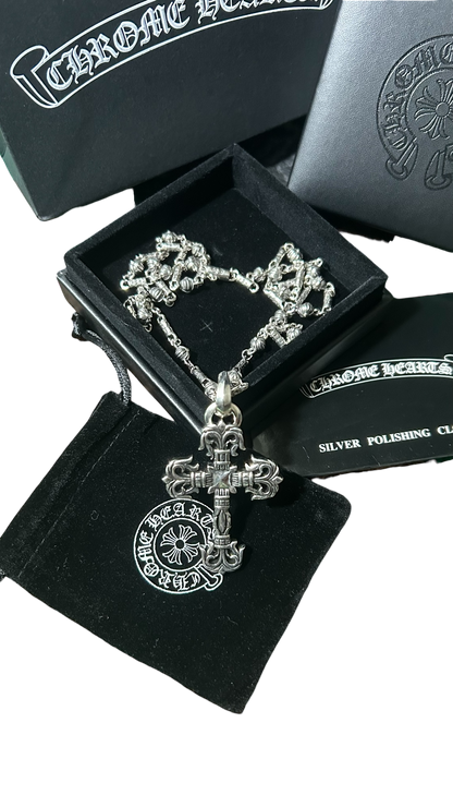 Chrome Hearts Filigree Cross Necklace