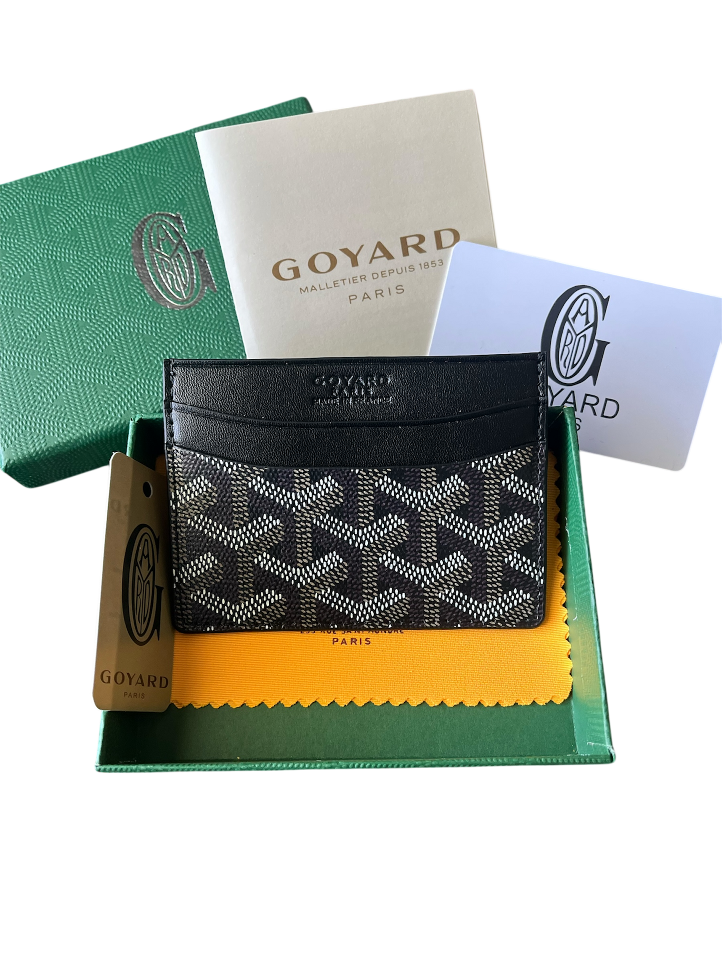 Goyard Saint Sulpice Black Cardholder