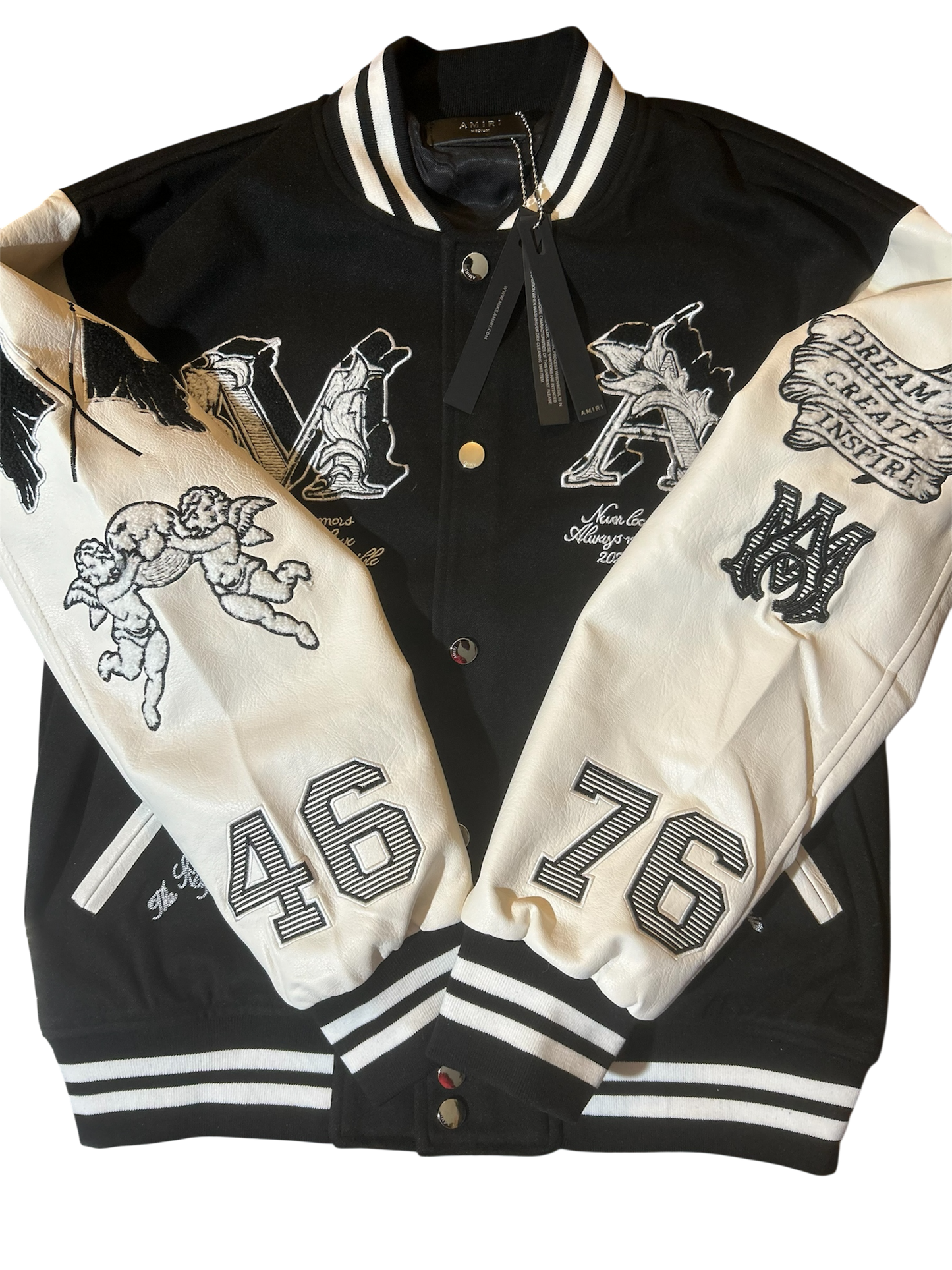 Amiri MA Angel Varsity Jacket