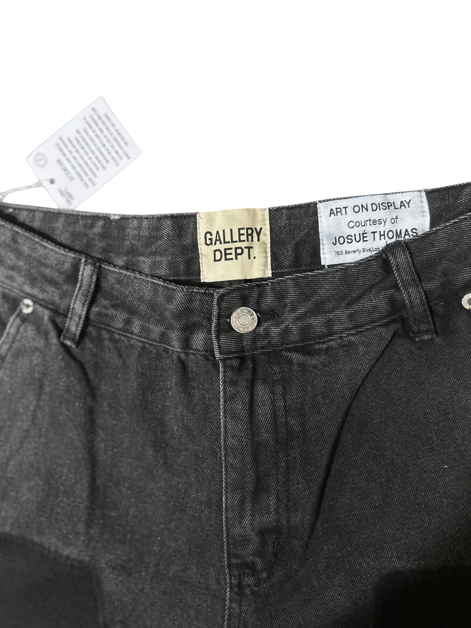 Galley Dept. Painted Carpenter
Flare Black Denim